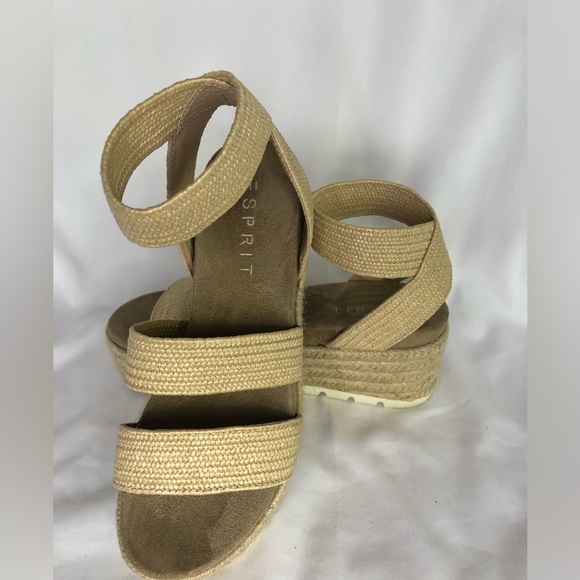 Esprit Women’s Allison Ankle Strap Espadrille Sandal Size 6 - Picture 3 of 6